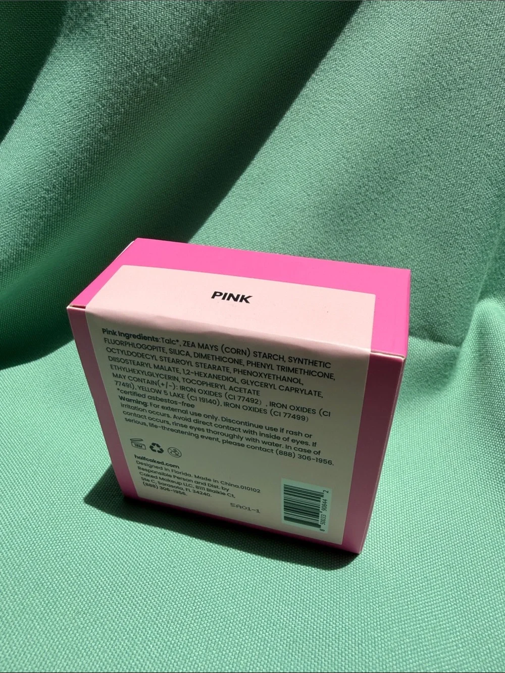 half caked Star Bright Loose Setting Powder - Pink
